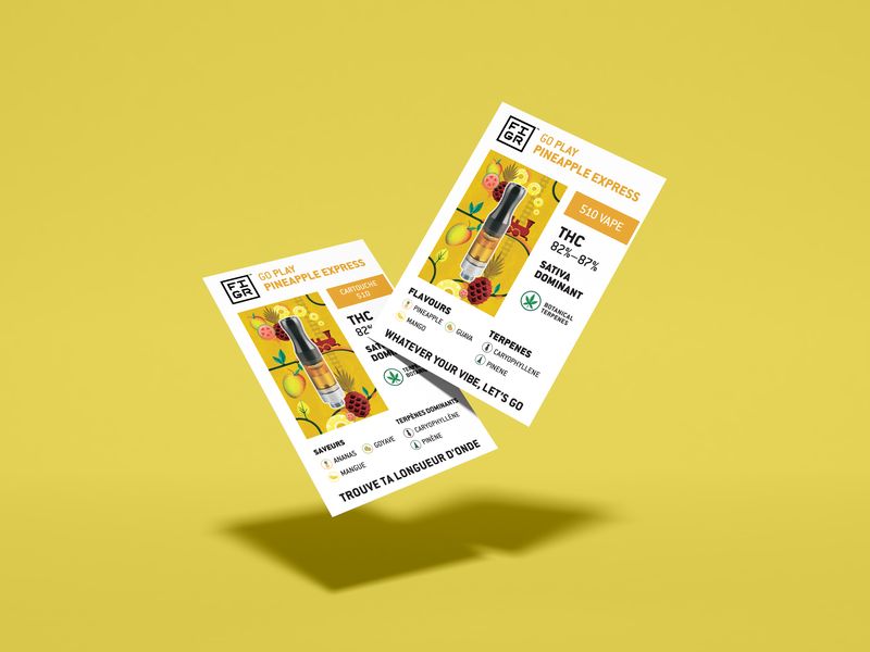 Pineapple Express Cannabis Poster Design