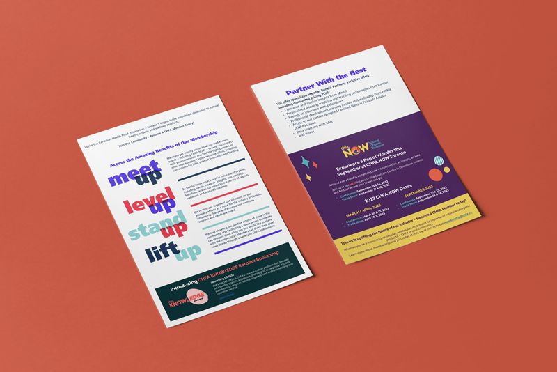 Snack Brand Sell Sheet Design