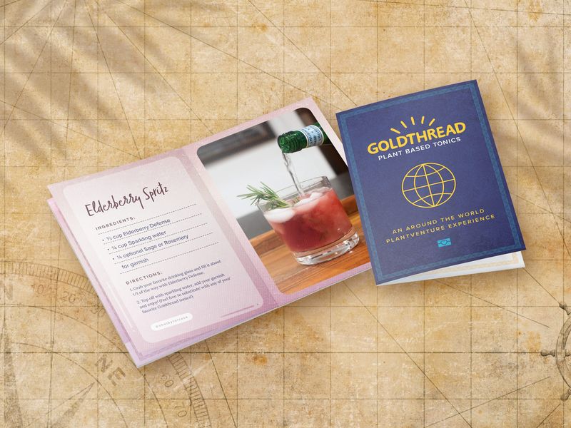 Beverage Tonic Drink Booklet