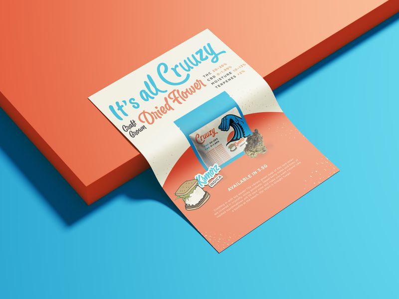 Cannabis Print Poster Design