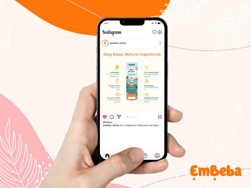 Social Media Illustration for Skincare Brand