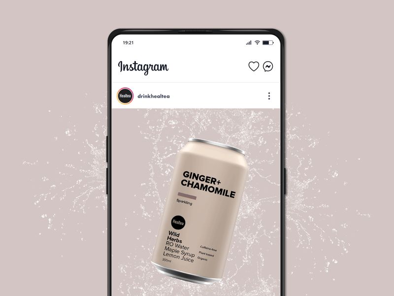 Social Media Design for Tea Drink