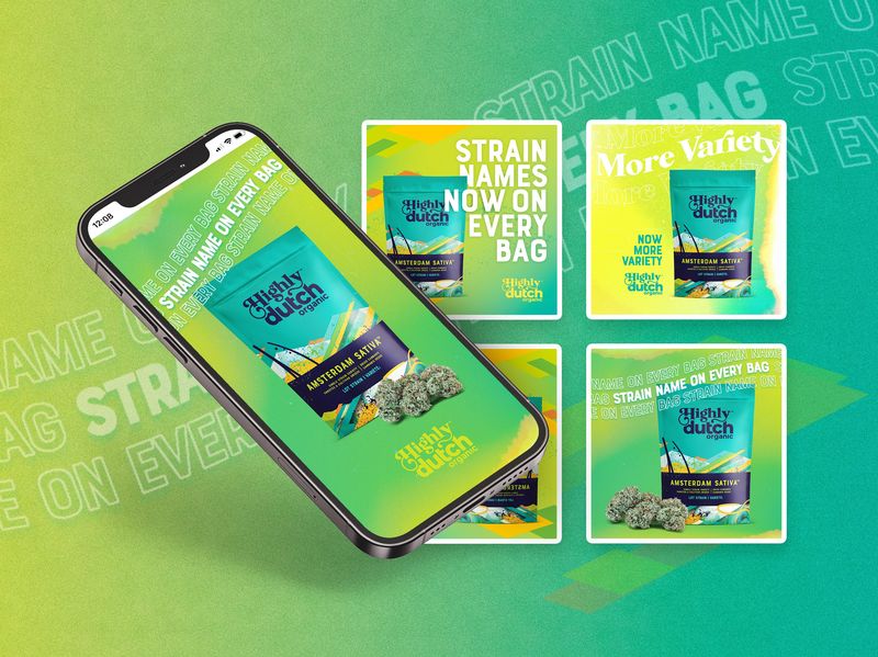 Cannabis Brand Social Media Design