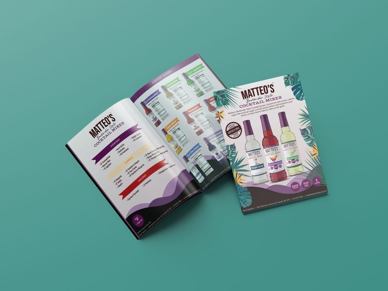 Cocktail Sell Sheet Design