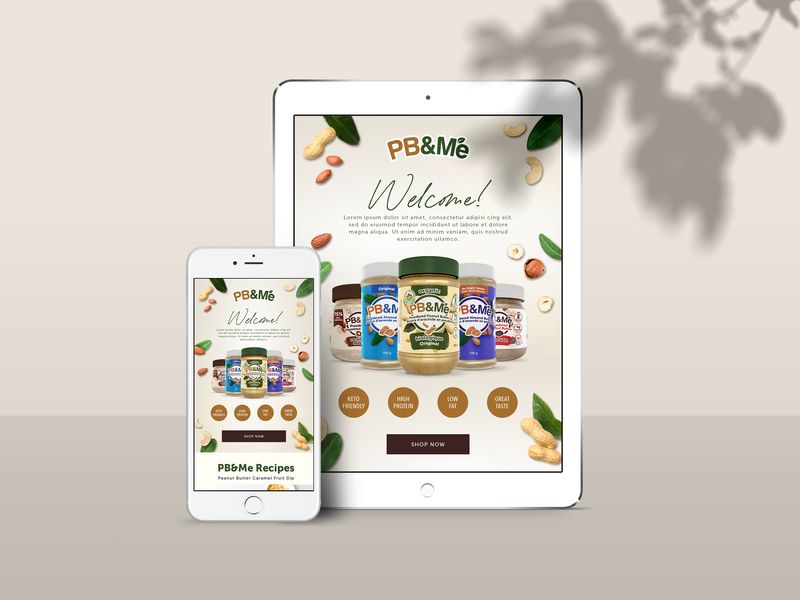 Peanut Butter Newsletter Design