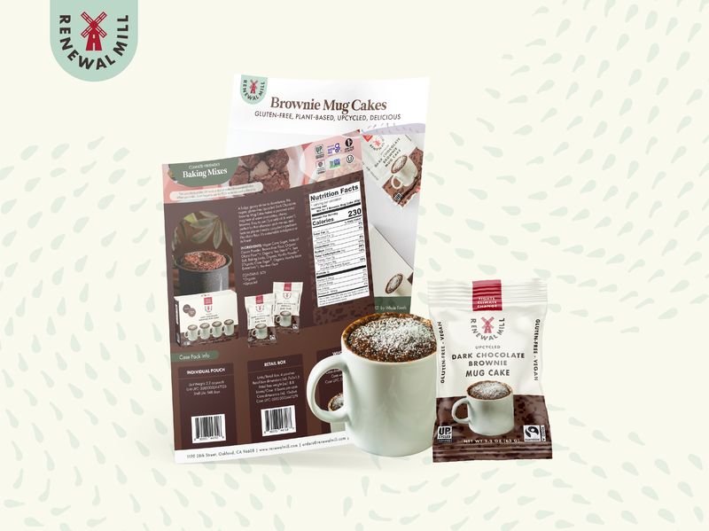 Brownie Mug Cake Sell Sheet Design