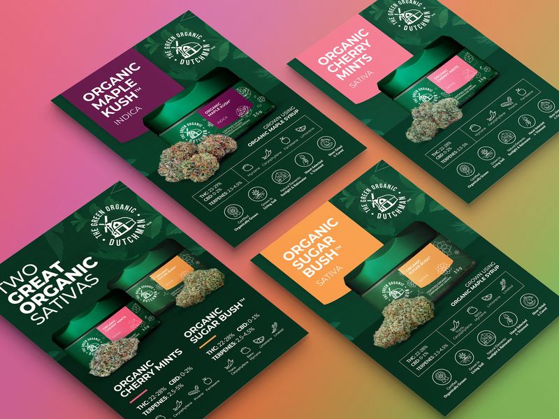 Cannabis Pst Card Design