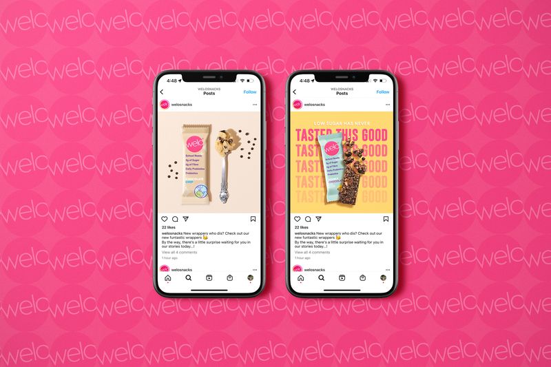 Social Media Graphics for CPG Brand