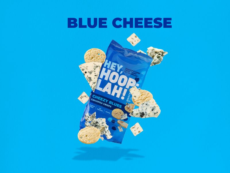 Chickpea Crips Blue Cheese Design
