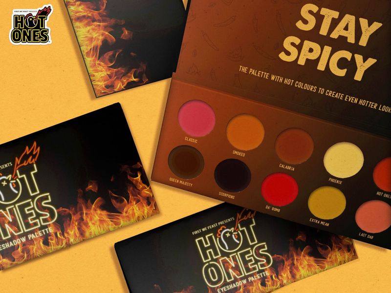 Hot Ones Eyeshadow Palette Concept Design