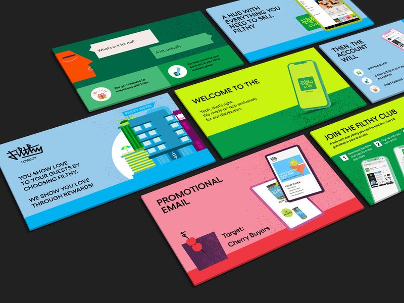 Retro Presentation Deck Design