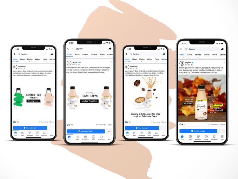 Gingerbread Drink Social Graphics