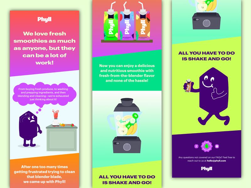 Healthy Beverage Email Newsletter Design