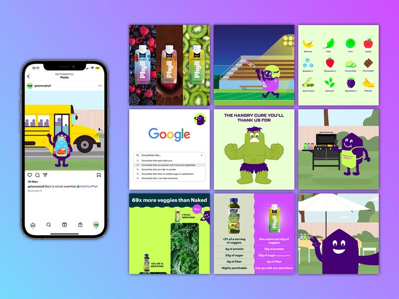 Healthy Drink Social Media Designs