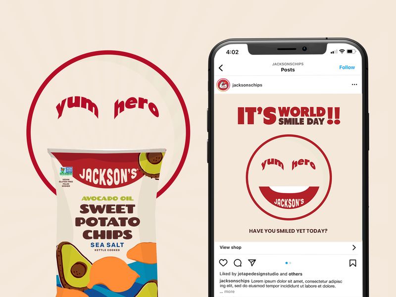 Potato Chips Social Media Design