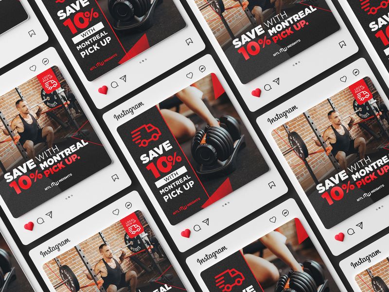Fitness Social Media Ad Creative