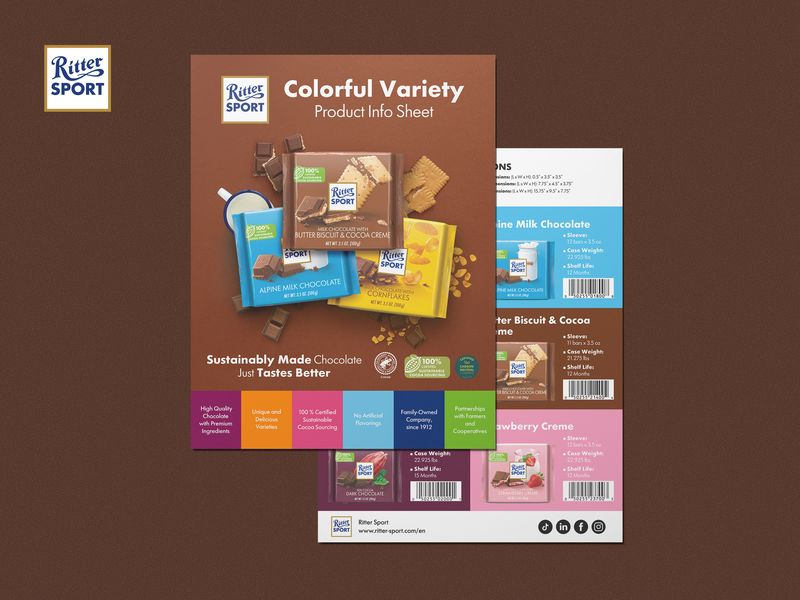 Chocolate Product Sell Sheet