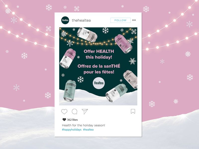 Tea Drink Social Media Design