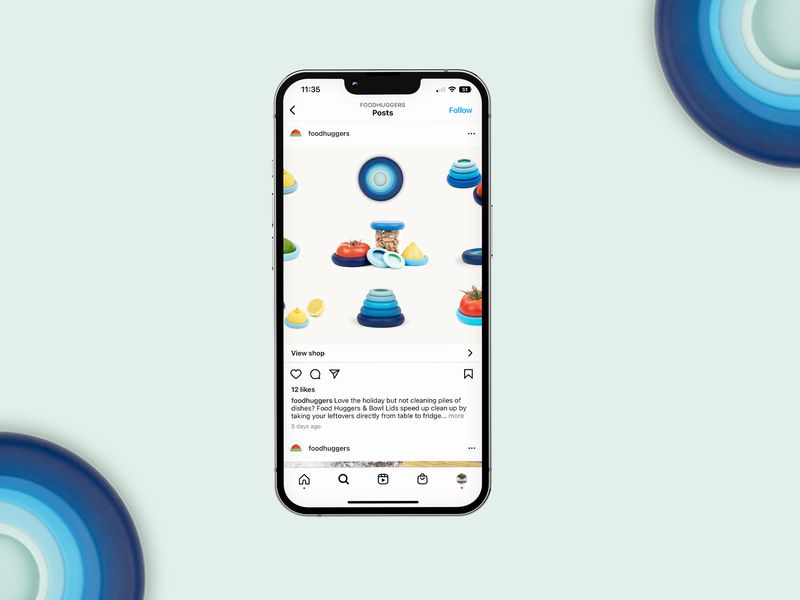 Food Huggers Social Media Design