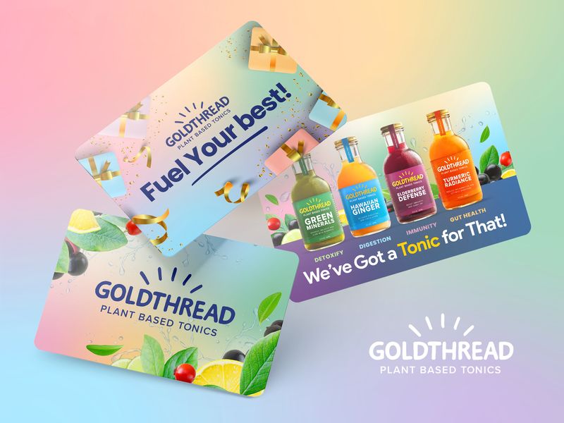 Tonic Drink Gift Card Designs