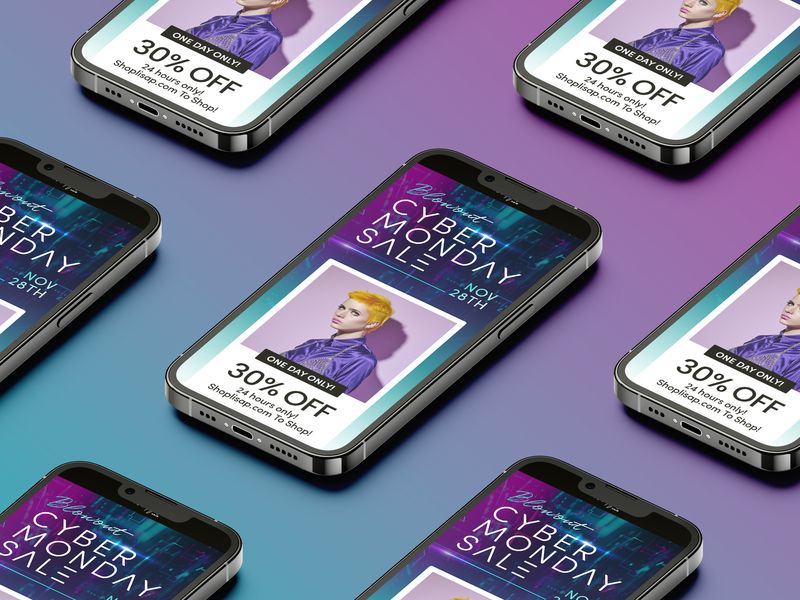 Cyber Monday Newsletter Design