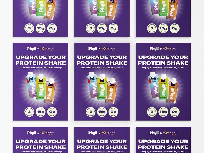 Protein Shake Flyer Design