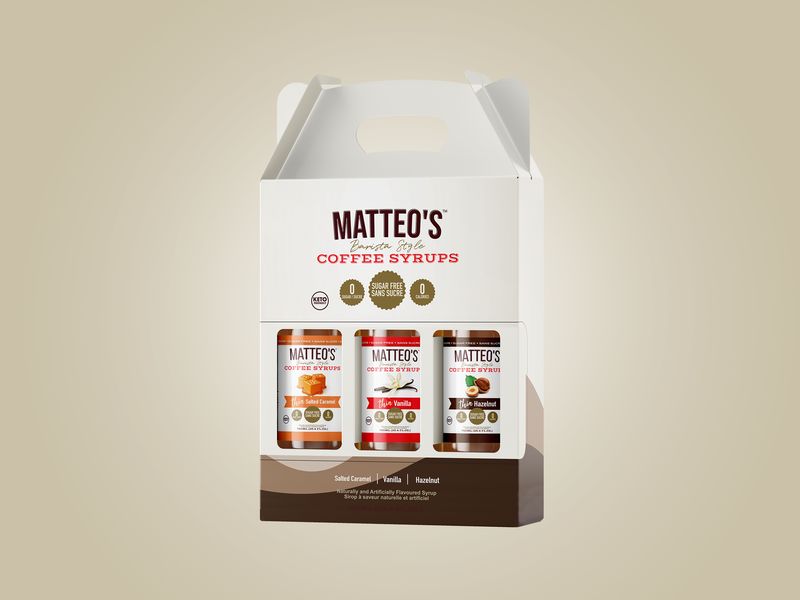 Coffee Syrup Packaging Design