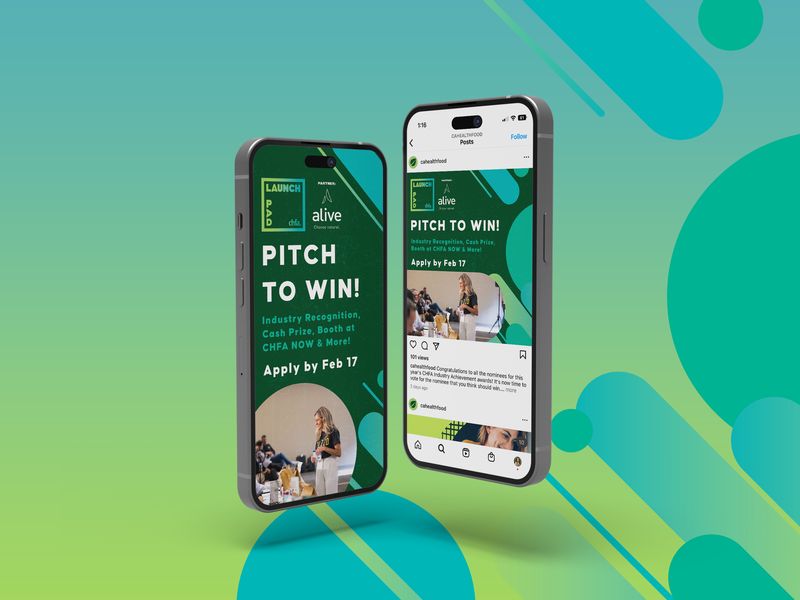 Health Food Association Social Media Design