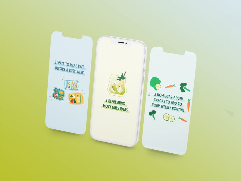Meal Prep Social Media Design
