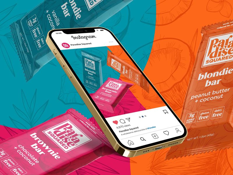 Fiber One Brownie Social Media Design