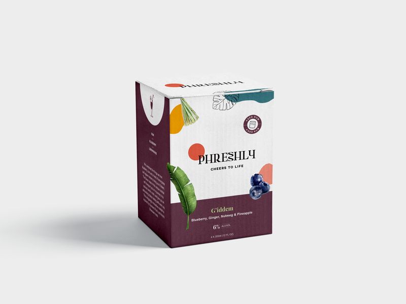 Adult Beverage 4-Pack Box Design