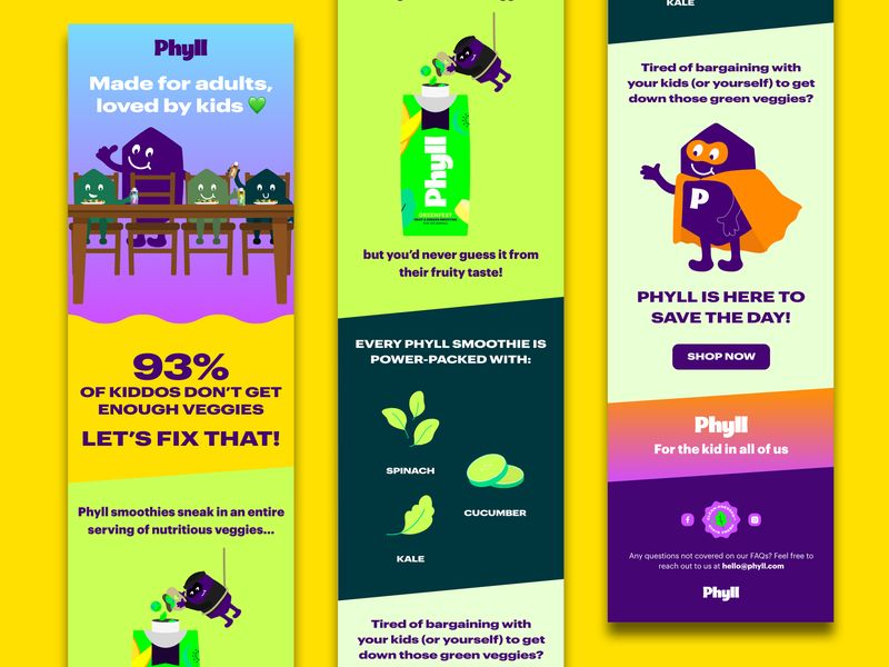 Healthy Drink Newsletter Design