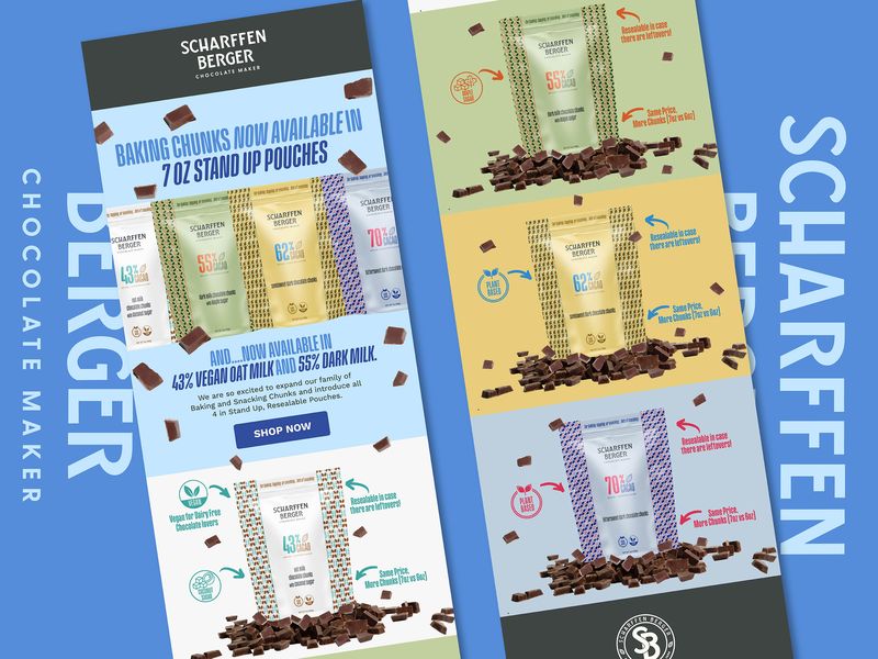 Chocolate Pieces Newsletter Design