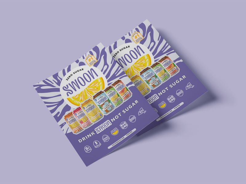 Sugar Free Drink Sell Sheet Design