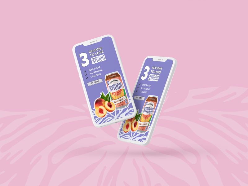 Iced tea Drink Story Ad Design