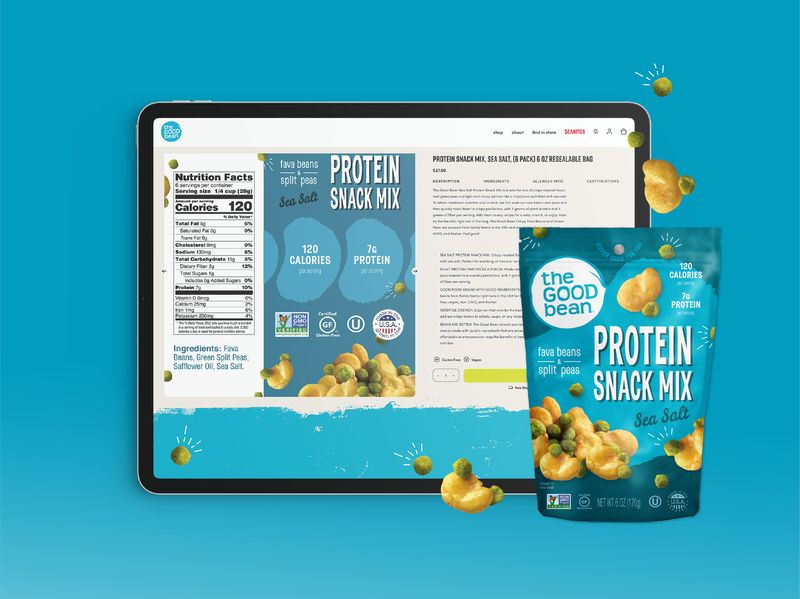Protein Snack Mix Pouch Design