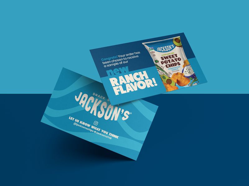 Sweet Potato Chips Order Card