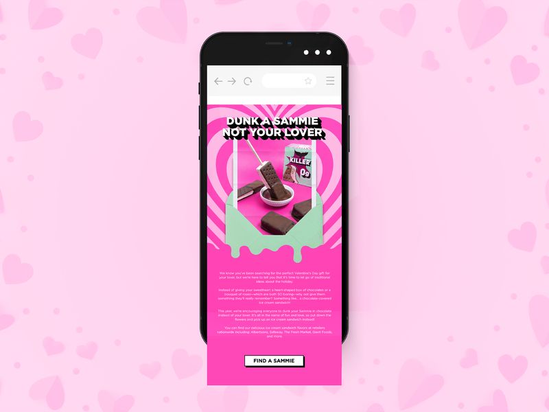 Ice Cream Valentine's Day Newsletter