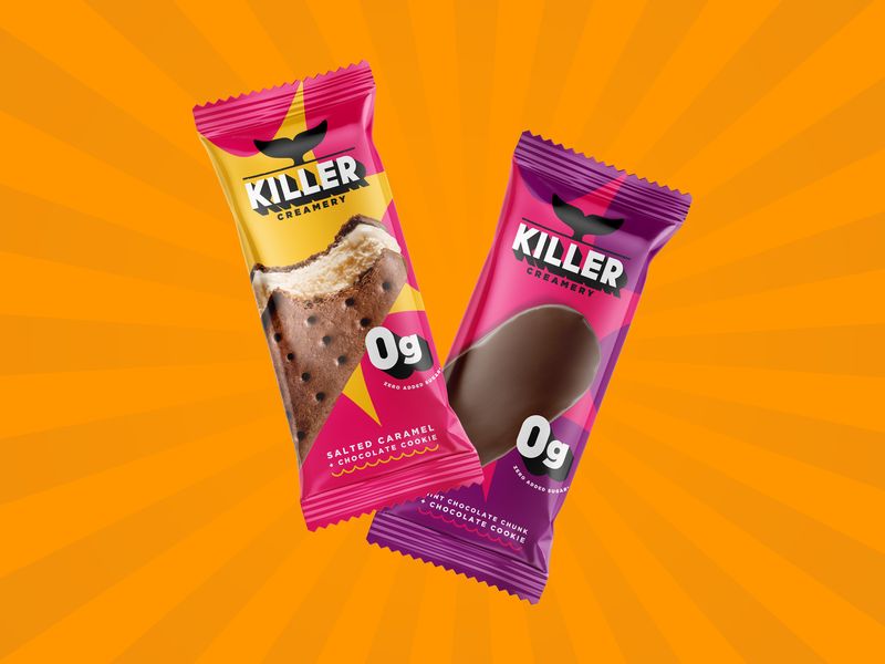 Ice Cream Single Packaging Design