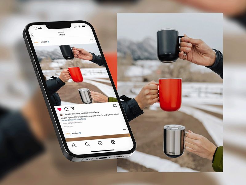 Heated Mug Product Image Edit