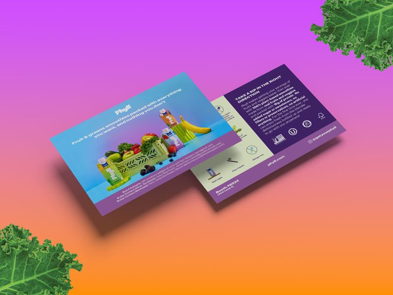 Smoothie Expo Postcard Design