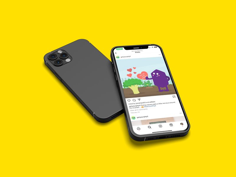 Smoothie Valentines Day Social Media Design