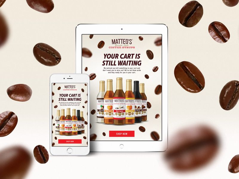 Coffee Drink Syrup Email Design