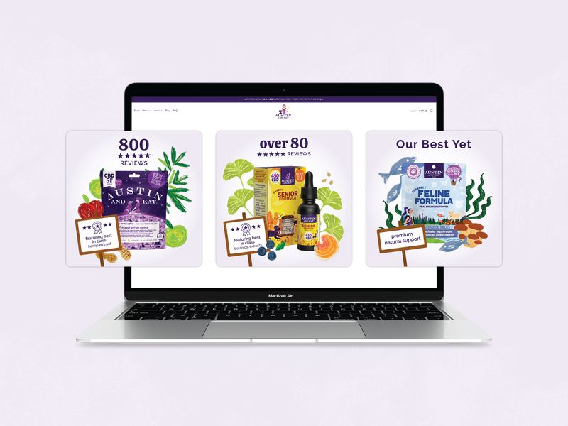 CBD Product Review Website Design