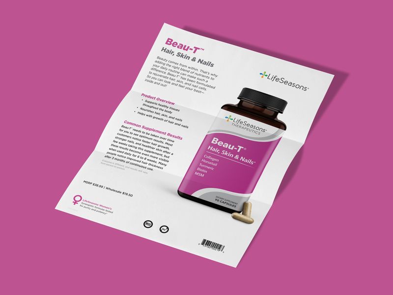 Skincare and Hair Flyer Design