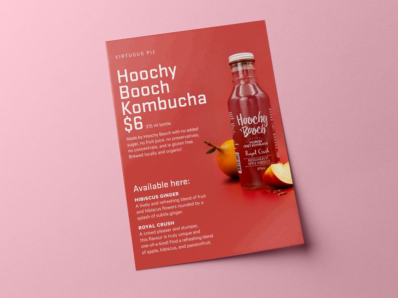 Kombucha Flyer Design