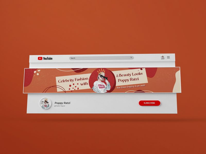 Youtube Fashion Banner Design