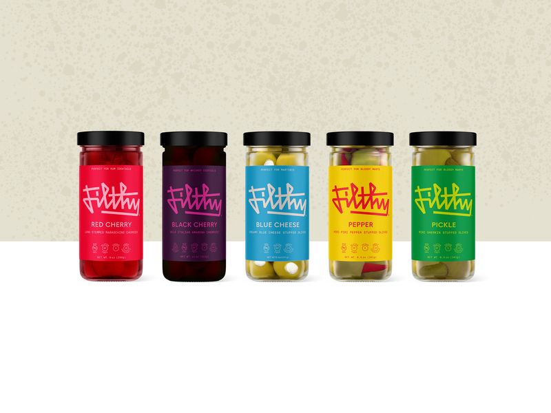 Olive and Cherry Jar Designs