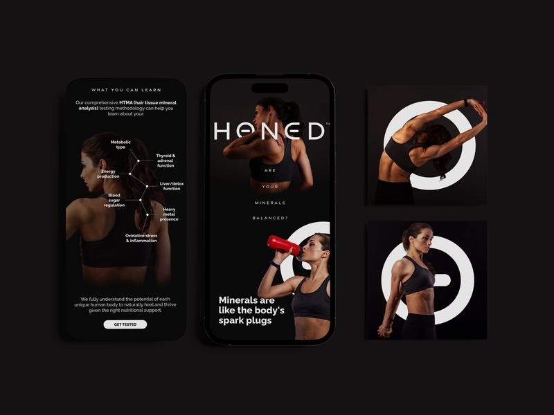 Health Minerals Social Media Design