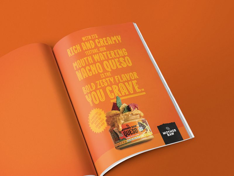 Queso Magazine Ad Design